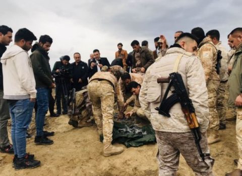 İranın ABŞ bazalarına atdığı raketlər – Hadisə yerindən FOTOLAR