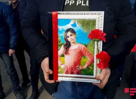 Tovuzda qətlə yetirilən 10 yaşlı Nərmin dəfn edildi – FOTO