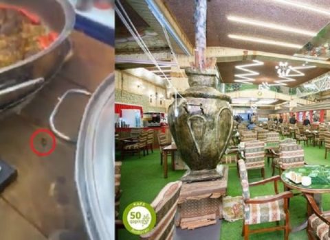Bakının məşhur “50 Qəpik” restoranında iyrənc mənzərə – VİDEO
