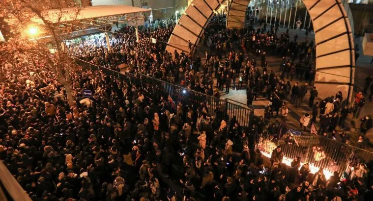 İranda Ukrayna təyyarəsinin vurulması ilə bağlı etirazlar | Foto: GettyImages