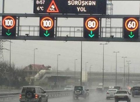 Yollarda sürət həddi azaldıldı – Xəbərdarlıq