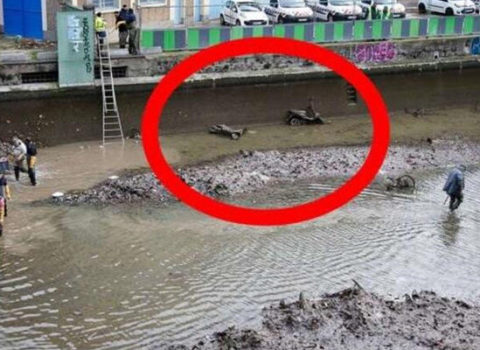 Çayın suyunu boşaltdılar – Gözlənilməz nəticə – FOTO