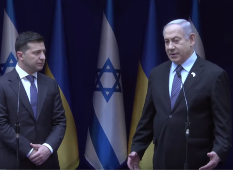Zelenski Netanyahuya İkinci Dünya Müharibəsi zamanı ailəsinin tarixindən danışdı