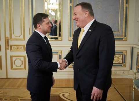 Zelenski və Pompeo Donbassdakı vəziyyəti müzakirə etdilər – VİDEO