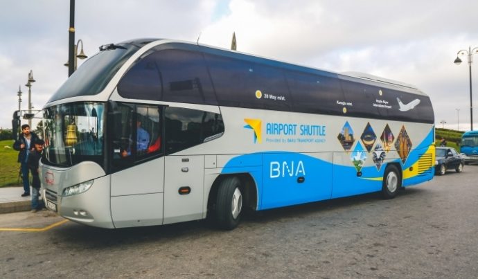 Aeroporta işləyən avtobuslarda – YENİLİK Aeroporta işləyən avtobuslarda – YENİLİK