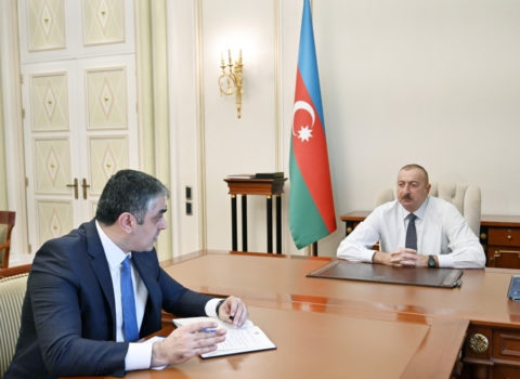 Prezident Ramin Quluzadəni qəbul edib – FOTO