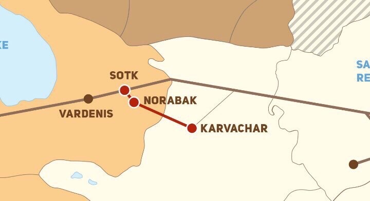 Qarabağı Ermənistana birləşdirəcək 3-cü yol istifadəyə verilir Qarabağı Ermənistana birləşdirəcək 3-cü yol istifadəyə verilir