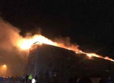 Neftçalada yaşayış binasında baş verən yanğın söndürüldü – YENİLƏNİB