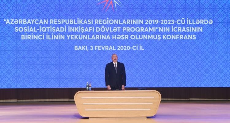 Prezident İlham Əliyev ilin yekunlarına həsr olunan konfransda iştirak edib Prezident İlham Əliyev ilin yekunlarına həsr olunan konfransda iştirak edib
