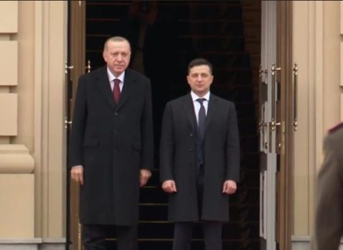 Zelenski Ərdoğanla Kiyevdə görüş keçirir – VİDEO