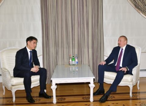Prezident Qırğızıstanın XİN başçısını qəbul edib