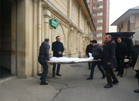 İsgəndər Həmidov Sulutəpə qəbiristanlığında torpağa tapşırılır- FOTOLAR