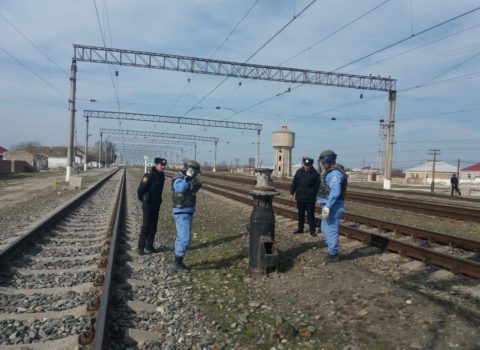Dəmir yolu stansiyasında partladıcılar tapıldı – FOTO