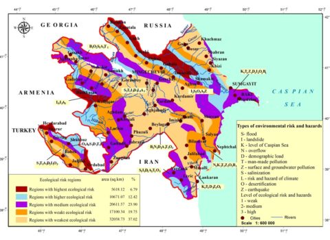 Azərbaycanın ekoloji risklər xəritəsi HAZIRLANDI