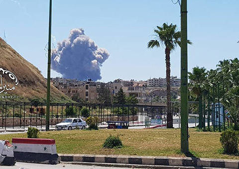 İsrail Dəməşq hava limanı yaxınlığına raket zərbələri endirdi