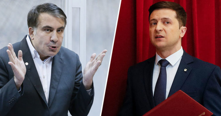 Saakaşvili Zelenskinin təklifi ilə bağlı qərarını verdi Saakaşvili Zelenskinin təklifi ilə bağlı qərarını verdi
