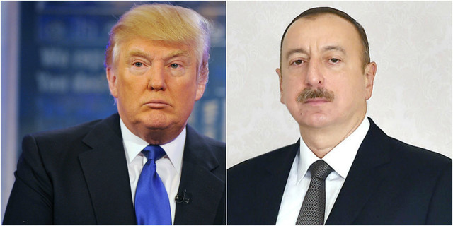 Donald Tramp Azərbaycan Prezidentini təbrik etdi Donald Tramp Azərbaycan Prezidentini təbrik etdi