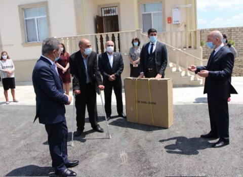 Yeni inşa edilən mənzil Qarabağ müharibəsi əlilinə təqdim edildi – FOTO
