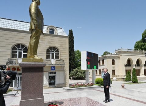 Prezident Tərtərə səfər edib – FOTO