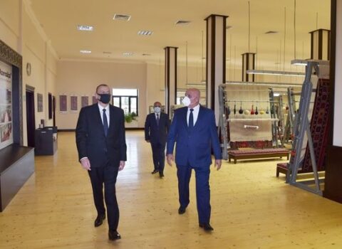Prezident “Azərxalça” ASC-nin Tərtər filialının açılışında – FOTOLAR
