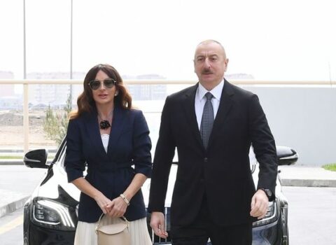 İlham Əliyev və Mehriban Əliyeva açılışda – FOTO