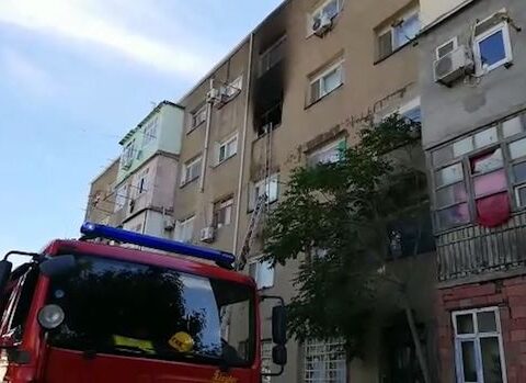 Sumqayıtda yataqxanada YANĞIN: Zəhərlənən var – FOTO