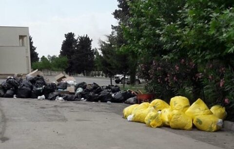 Cəlilabad xəstəxanasında tullantıların küçəyə atılması ilə bağlı AÇIQLAMA