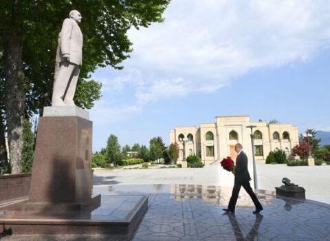 Prezident İsmayıllıya səfər etdi – FOTO