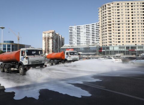 Bakıda daha 544 küçə DEZİNFEKSİYA edildi