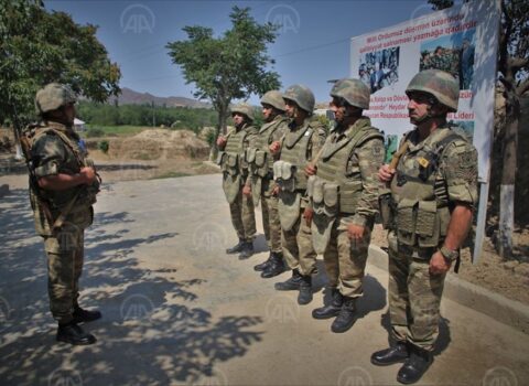 Cəbhədəki Azərbaycan hərbçiləri “Anadolu”nun kamerasında – FOTOLAR