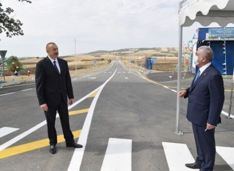 Muğanlı-İsmayıllı-Təzəkənd-Ağbulaq-Qoşakənd avtomobil yolu istifadəyə verildi – FOTOLAR