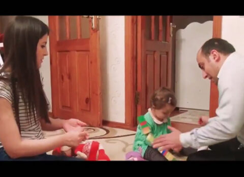 Yeni təhsil naziri ailə üzvləri ilə birlikdə – VİDEO