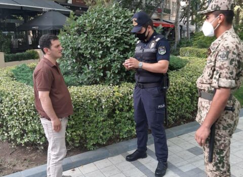 Polis Bakıda reyd keçirir – FOTOLAR