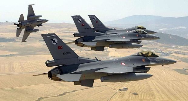Türk qırıcılar terrorçuları məhv etdi Türk qırıcılar terrorçuları məhv etdi