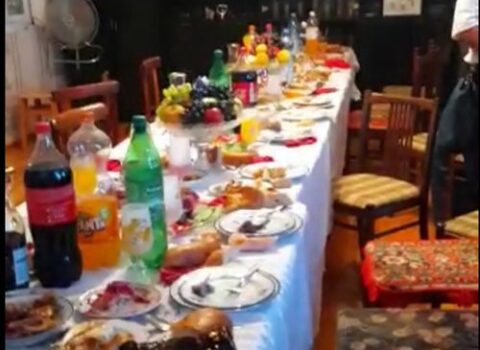 Gəncədə evdə nişan edənlər saxlanıldı – FOTO