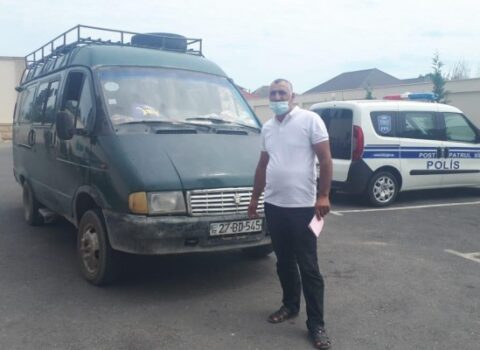 Xaçmazda sərnişin daşıyan sürücü məsuliyyətə cəlb olundu – FOTO