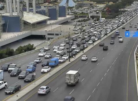 Hazırda Bakının bu yollarında tıxac var – FOTOLAR
