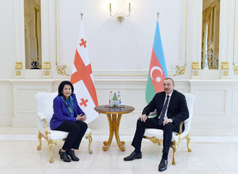 İlham Əliyev Salome Zurabişviliyə başsağlığı verdi