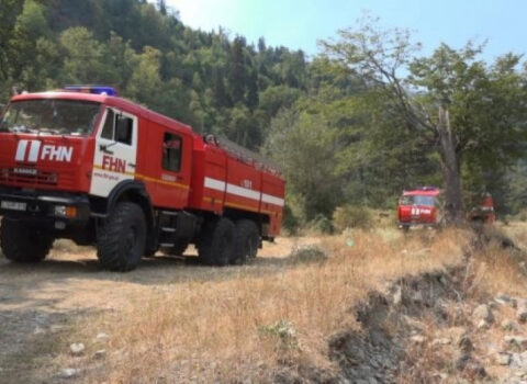Xızıdakı yanğın söndürüldü