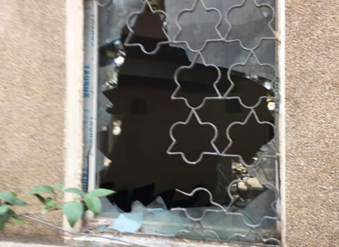 Müsavat Partiyasının qərargahına oğru girdi – FOTOLAR