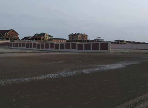 Pirşağıda villa sahibləri dənizi yenidən hasarladılar – FOTOLAR