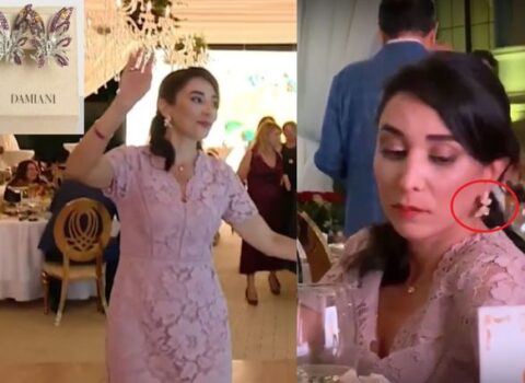 Ombudsmanın Ramiz Mehdiyevin nəvəsinin toyunda taxdığı sırğa sərvət dəyərindədir – FOTO