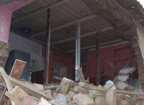 Sel suları Tovuzda evi uçurdu – FOTO