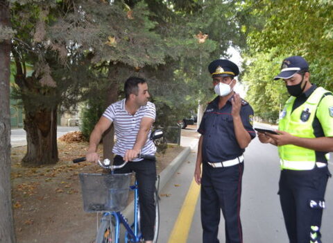 Qaydaları pozan velosipedçilər cərimələnib – FOTOLAR