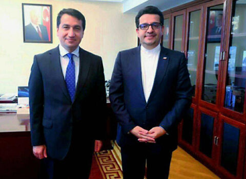 Prezidentin köməkçisi İran səfiri ilə görüşdü – FOTO