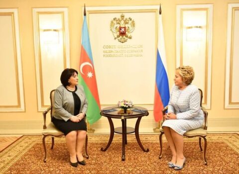 Sahibə Qafarova Valentina Matviyenko ilə görüşüb – FOTOLAR