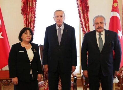 Sahibə Qafarova Rəcəb Tayyib Ərdoğanla görüşdü