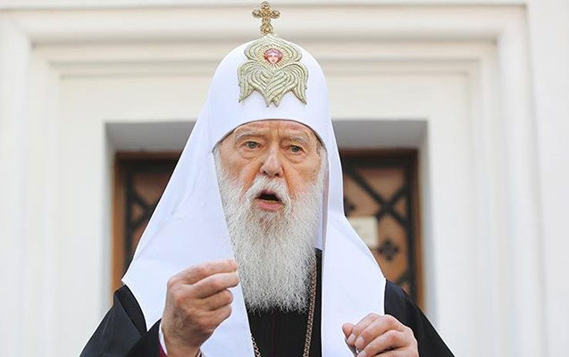 Ukraynanın patriarxı koronavirusa yoluxdu Ukraynanın patriarxı koronavirusa yoluxdu