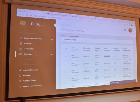 “Azərsu” yeni portal istifadəyə verdi – Abonent su sərfiyyatına nəzarət edəcək