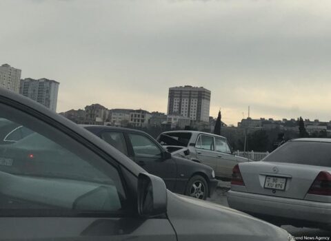 Sabunçudakı yanğın tıxac yaratdı